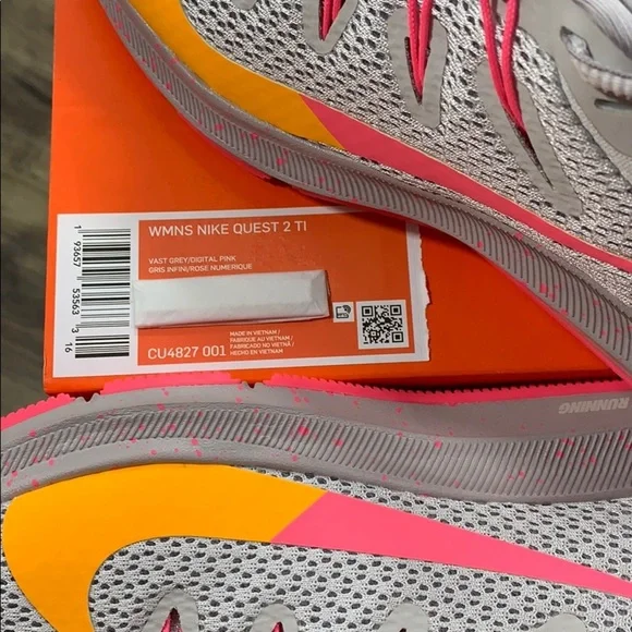 WMNS NIKE QUEST 2TI vast grey/digital pink - Picture 15 of 16